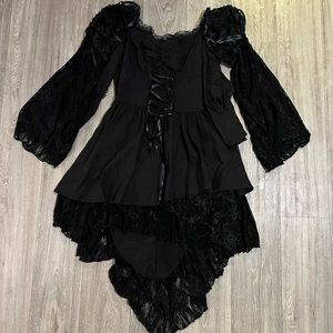 Dress Black Goth Dark in Love